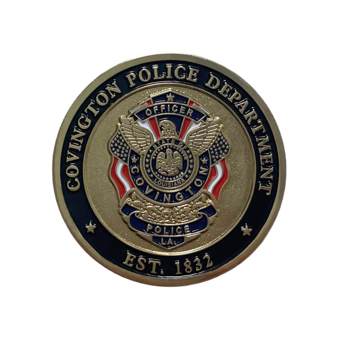 Custom Law Enforcement Challenge Coins Secondary image