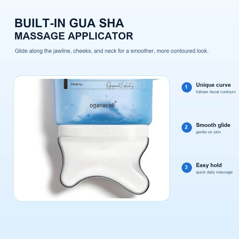 MZIHO V-Mode PDRN Gua Sha Sculpting Gel Cream for Face & Neck