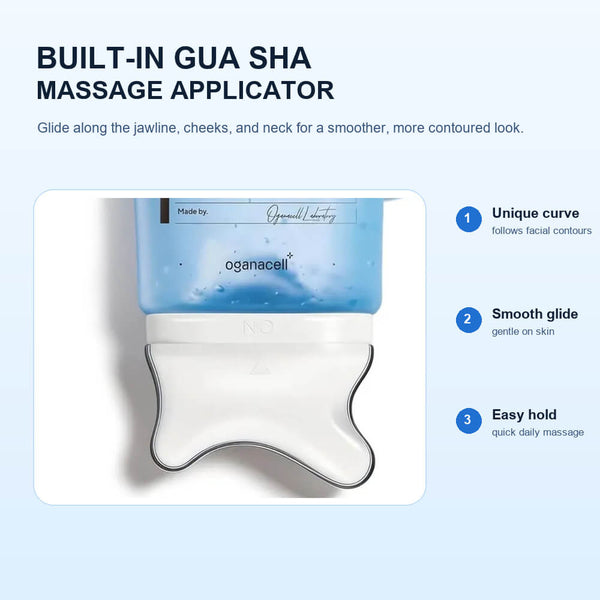 MZIHO V-Mode PDRN Gua Sha Sculpting Gel Cream for Face & Neck