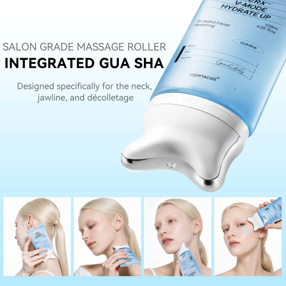 MZIHO V-Mode PDRN Gua Sha Sculpting Gel Cream for Face & Neck