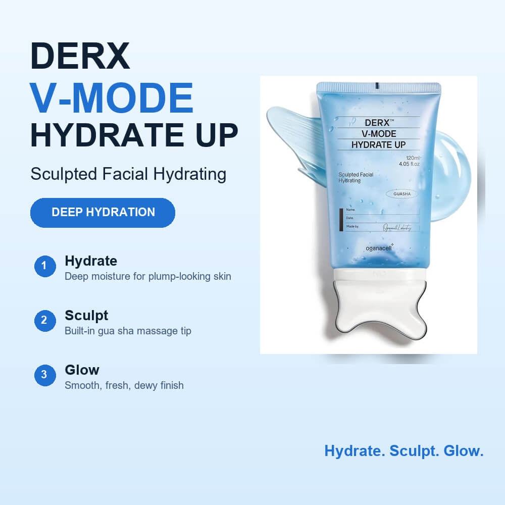 MZIHO V-Mode PDRN Gua Sha Sculpting Gel Cream for Face & Neck
