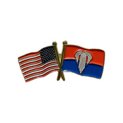 Custom soft enamel friendship flag lapel pin